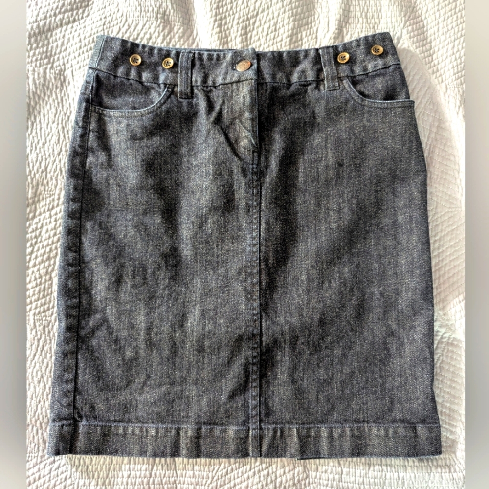 J. Crew Denim Skirt With Pockets